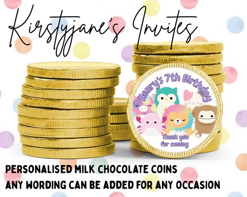 Personalised chocolate coins - personalised,