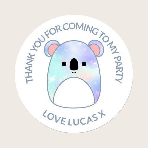 Personalised round birthday - round,