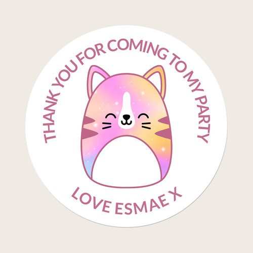 Personalised round birthday - personalised,