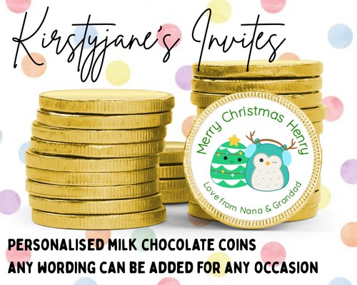 Personalised chocolate coins - personalised,